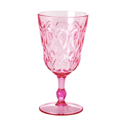 Vinglass - Rosa - 17 cm - www.frokenfraken.se