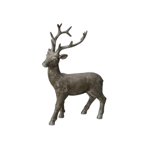 Hjortar - Grå - 2st - 43 cm & 28 cm - www.frokenfraken.se