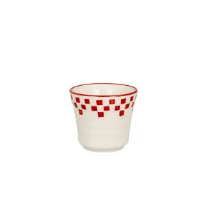 Liten Mugg Marion Ruta - Röd - Ø7,2 x H6,5 cm - www.frokenfraken.se
