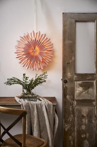 Adventsstjerne - Papir Crystal - 50 cm - www.frokenfraken.se