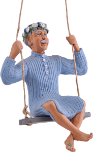 Dekorasjon Sommer - Karl-Anton i husken - Figur - 22 cm - www.frokenfraken.se