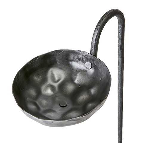 Lyslykt/Fuglemater på pinne - Smijern - Ø15 x 90 cm - www.frokenfraken.se